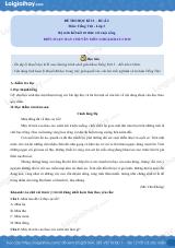 Đề thi học kì 2 Tiếng Việt 3 - Đề số 2